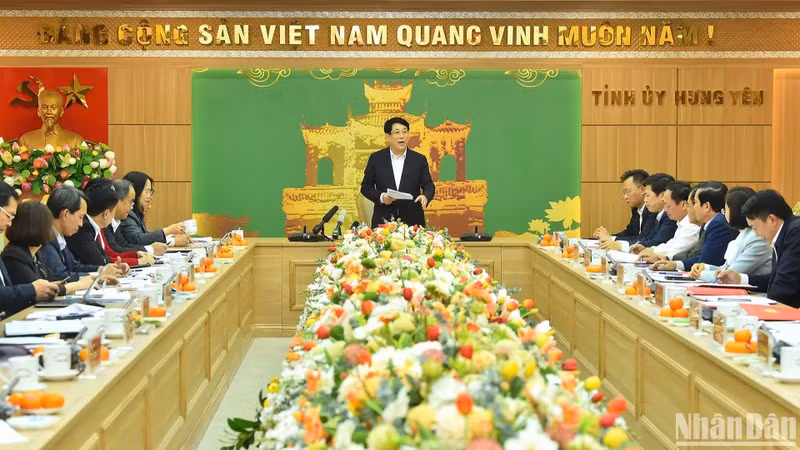 State President Luong Cuong speaks at the conference. (Photo: NDO)