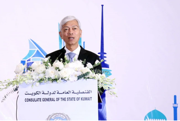 Vice Chairman of the Ho chi Minh City People’s Committee Vo Van Hoan speaks at the event. (Photo: VNA)
