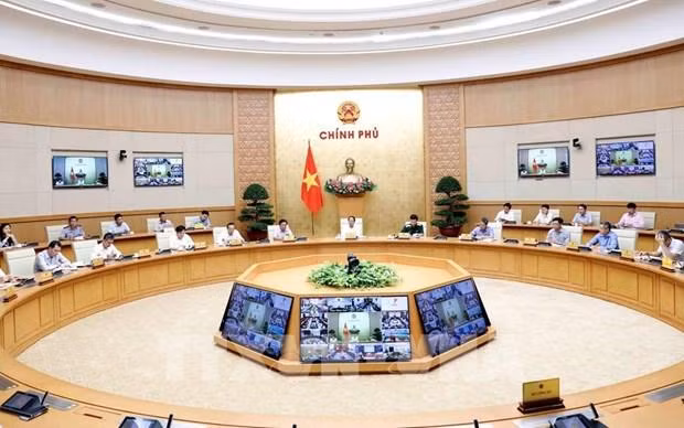 The meeting of the national steering committee on IUU fishing prevention and control on September 20. (Photo: VNA)