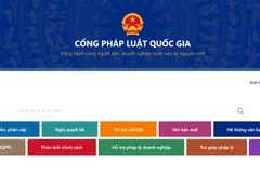 Screenshot of the National Legal Portal.