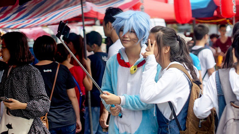 Youngsters flock to Japanese mid-autumn festival in Hanoi ảnh 7 Youngsters flock to Japanese mid-autumn festival in Hanoi ảnh 7