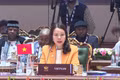Deputy Minister of Foreign Affairs Nguyen Minh Hang speaks at a discussion session on reforming multilateral systems and global governance, held on May 15, 2026, as part of the expanded BRICS Foreign Ministers’ Meeting in India. (Photo: VNA)