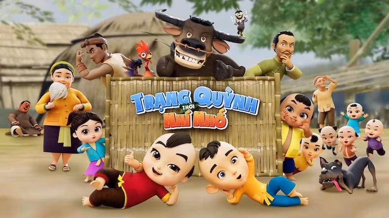 The animated film titled “Trang Quynh thoi nhi nho” (Trang Quynh in the funny days), which is an animated film produced using modern 3D technology, is imbued with Vietnamese culture. (Photo: Internet)
