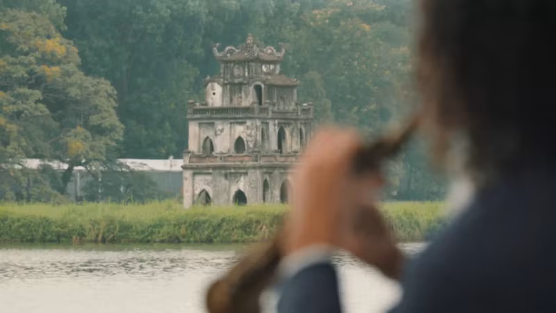 Saxophonist Kenny G in Hanoi. (Photo: NDO)