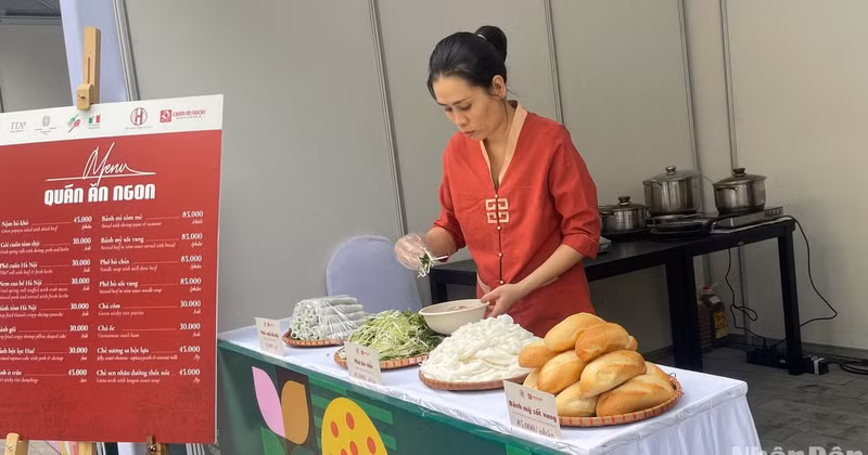The 2024 Vietnam-Italy Food Fair the connection in cuisine of the two countries.