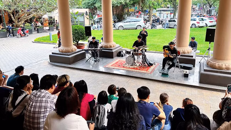 A concert at the Vietnam Fine Arts Museum. (Photo: HM)