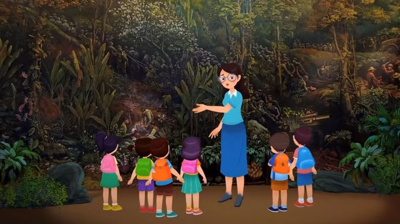 A scene from the film “Loi Hua Dien Bien” (Photo: the Vietnam Animation Joint Stock Company) A scene from the film “Loi Hua Dien Bien” (Photo: the Vietnam Animation Joint Stock Company)