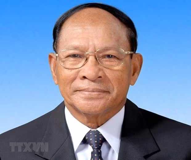 President of the Cambodian National Assembly Samdech Heng Samrin. (Source: VNA)