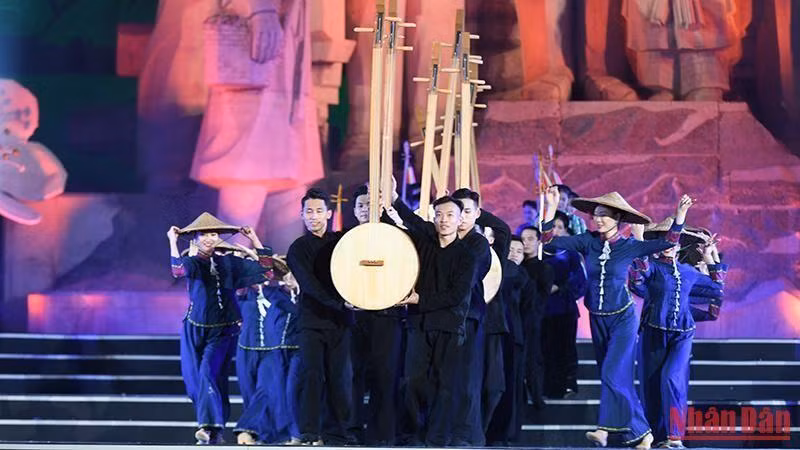 A performance at the ceremony