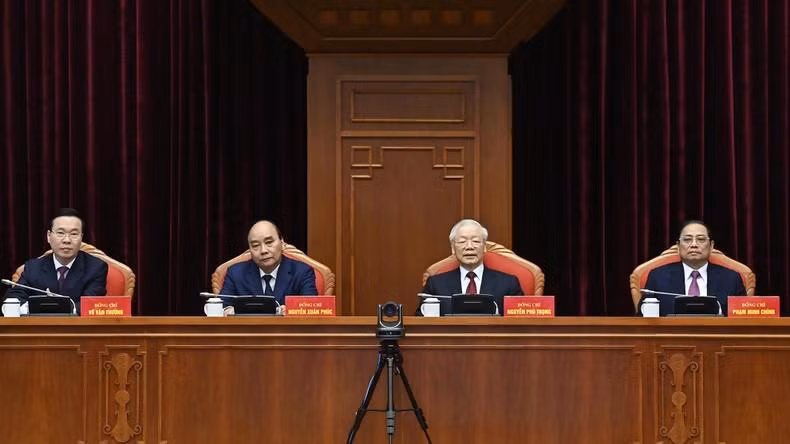 The leaders at the conference (Photo: NDO)