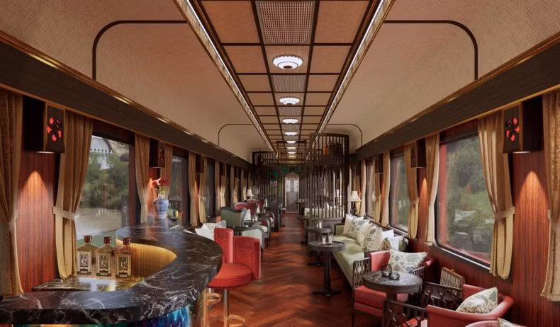The design for the furniture of the VIP train cars on Hanoi – Hai Phong route
