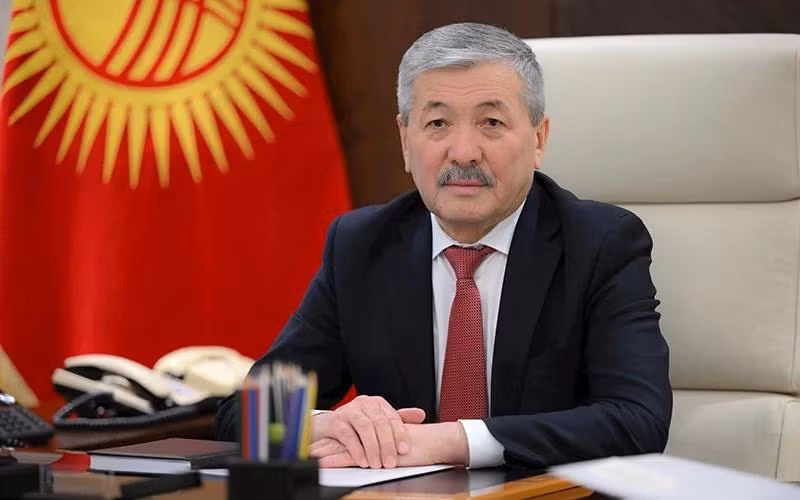 Chairman of the Cabinet of Ministers of the Kyrgyz Republic Adylbek Aleshovich Kasymaliev. (Photo courtesy of Vietnamese Ministry of Foreign Affairs)