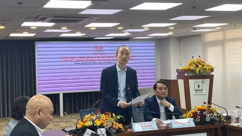 Ono Masuo, Consul General of Japan in Ho Chi Minh City, shared insights about the event at the press conference. Ono Masuo, Consul General of Japan in Ho Chi Minh City, shared insights about the event at the press conference.