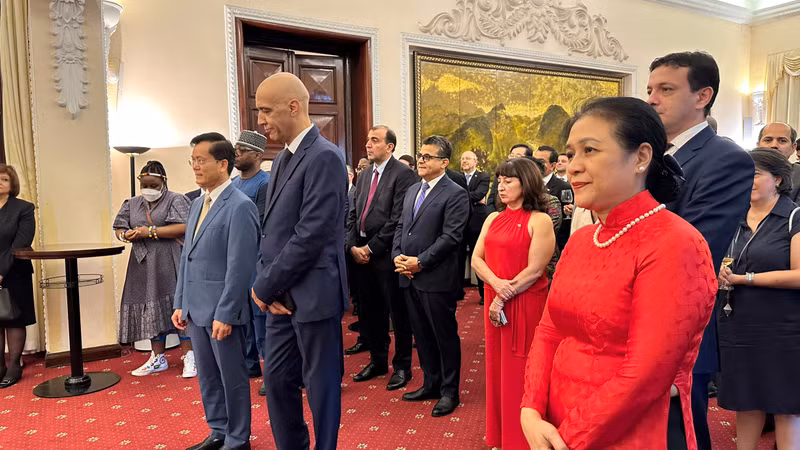 The delegates attend the celebration. (Photo: KIM LINH)