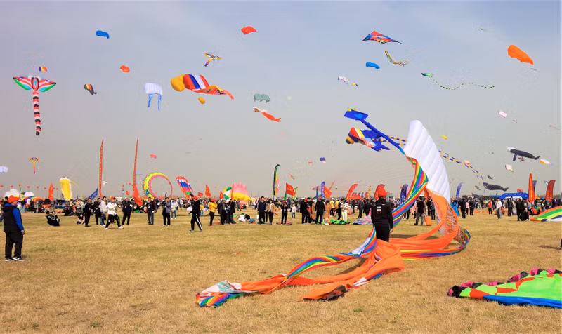 The competition at the festival (Photo: TAN)