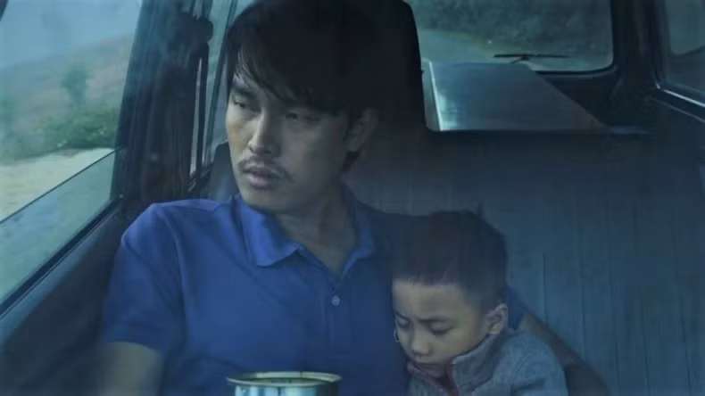 A scene in the movie “Inside the Golden Cocoon”