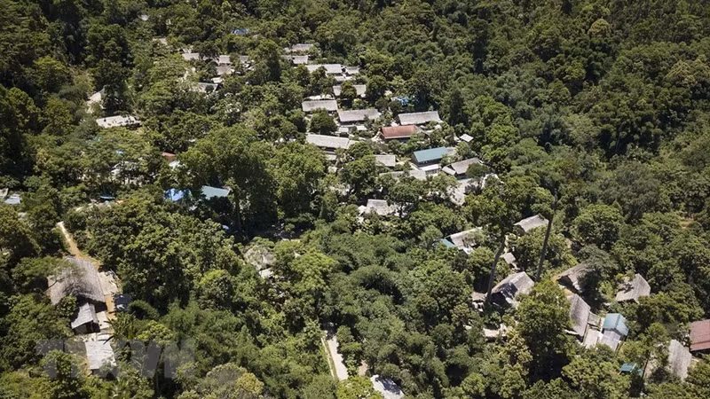 Sung Village in Cao Son Commune (Da Bac District, Hoa Binh Province). (Photo: Trong Dat/VNA)