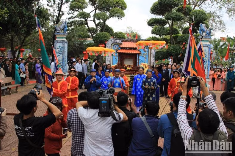 The Ba Pagoda - Nuoc Man Commercial Port is recognised as a national intangible cultural heritage. (Photo: NDO)