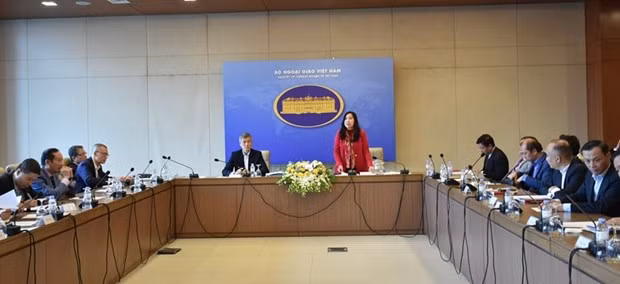 Deputy Minister of Foreign Affairs Le Thi Thu Hang has called on Vietnamese representative offices in foreign countries to mobilise the OV resources to develop the nation. (Photo: qdnd.vn)