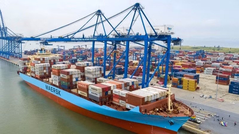 Tan Cang Hai Phong International Container Terminal. (Illustrative image: Saigon Newport Corporation)