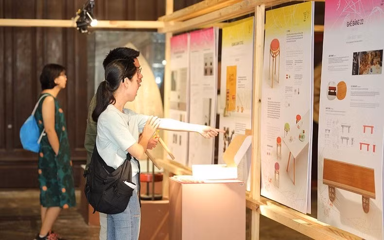 An exhibition at the 2022 Vietnam Design Week. (Photo courtesy of organisers)