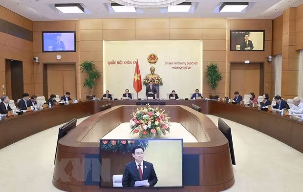 A session of the National Assembly (NA) Standing Committee (Photo: VNA)