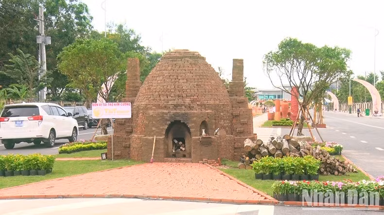 The miniature ceramic brick kiln model The miniature ceramic brick kiln model