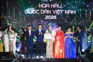 Nguyen Hoang Kieu Vy from Ho Chi Minh City is crowned Miss National Viet Nam 2026.