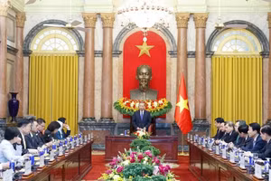 General Secretary of the Communist Party of Viet Nam Central Committee and President of Viet Nam To Lam speaks at the meeting with heads of delegations, international experts, scholars and representatives of international organisations attending the ASEAN Future Forum 2026 in Ha Noi on June 9, 2026. (Photo: VNA)