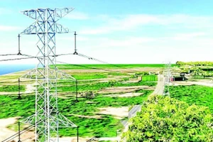 A model of the transmission line section connecting the 220/110 kV Phu Quoc substation.