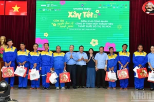 Tet gifts presented to workers in Ho Chi Minh City