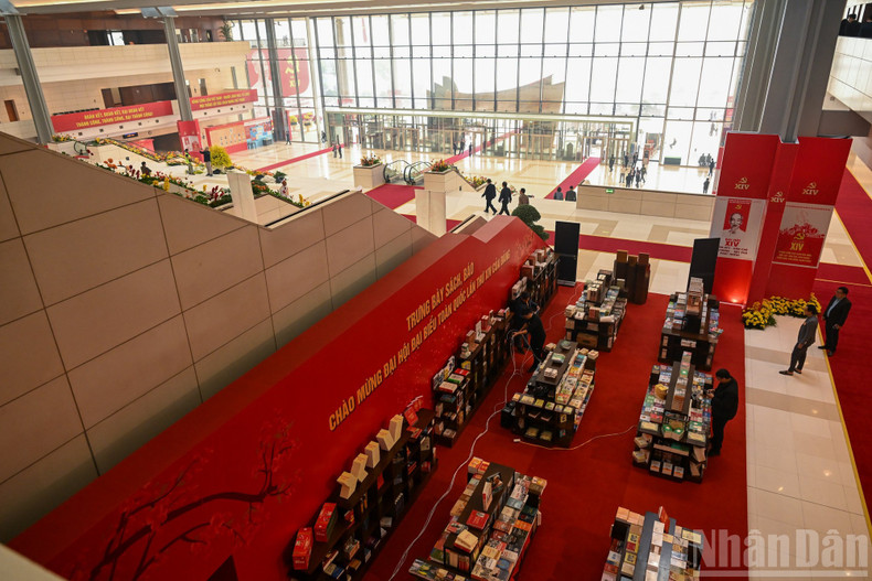 The book and newspaper exhibition area is completed.