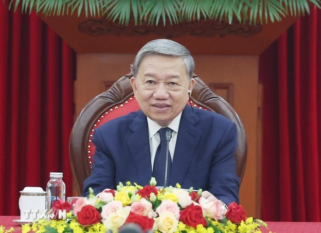 General Secretary of the Communist Party of Viet Nam Central Committee To Lam (Photo: VNA) 070825-qa.jpg