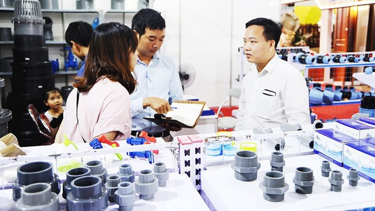 Tien Phong Plastic products increasingly affirm their brand in the market. (Photo: HAI NAM) 290825-80-nam-chuyen-minh-2.jpg