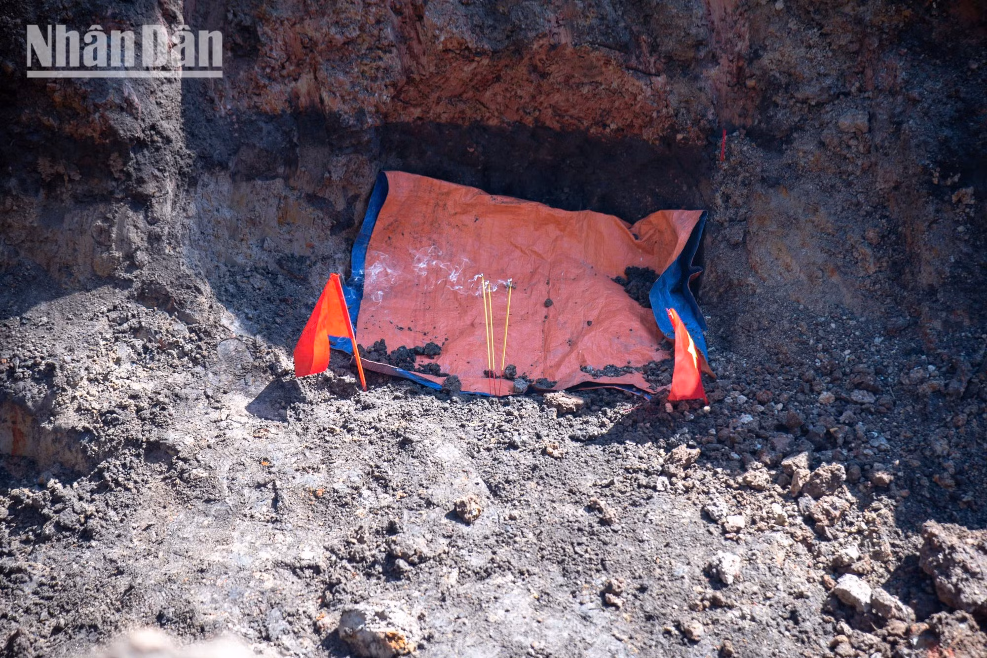 The recovery team prepares to excavate another site showing signs that human remains may be present.
