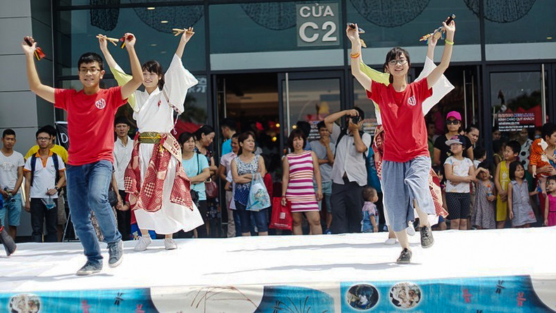 Youngsters flock to Japanese mid-autumn festival in Hanoi ảnh 5 Youngsters flock to Japanese mid-autumn festival in Hanoi ảnh 5