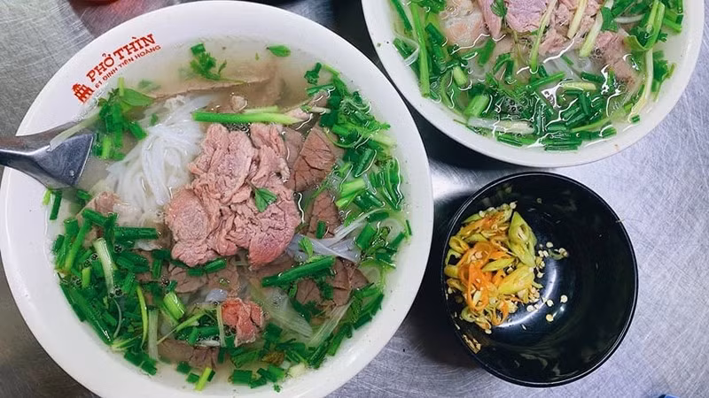 Hanoi's Thin beef noodle.