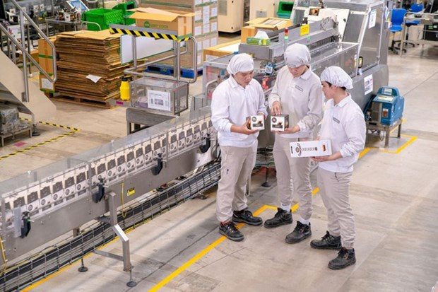 A coffee production line at Nestlé Tri An factory, Dong Nai province.(Photo: VGP)