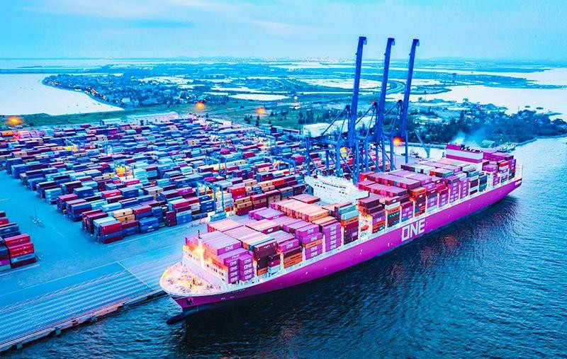 Hai Phong Port.