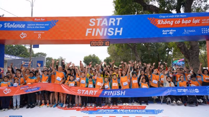 The run for zero violence against women and girls.