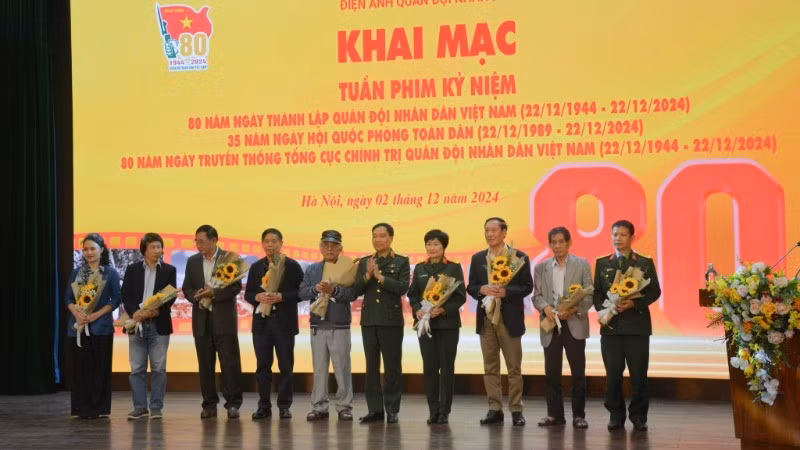 The opening ceremony of the film week.