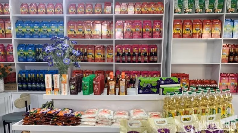 Quang Ninh's OCOP products on display.