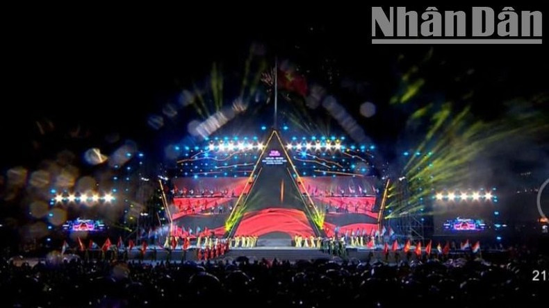 A performance at the anniversary ceremony.