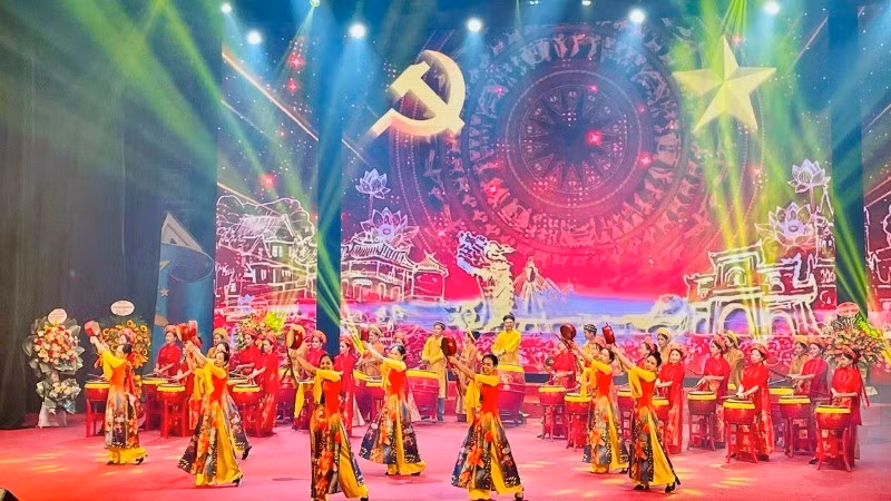 A performance at the programme.