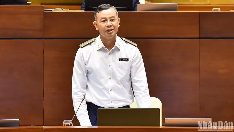 Auditor General of the State Audit Office of Vietnam Ngo Van Tuan. (Photo: Linh Nguyen)