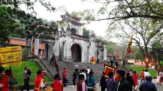 Lady Trieu Temple in Thanh Hoa Province.