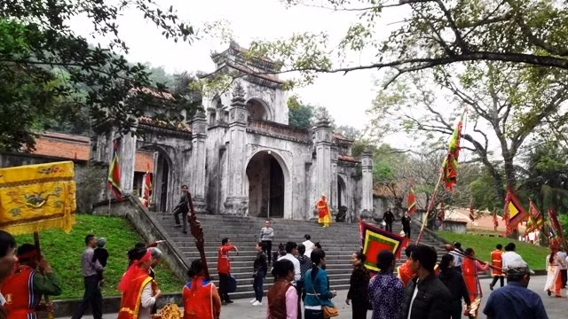 Lady Trieu Temple in Thanh Hoa Province.
