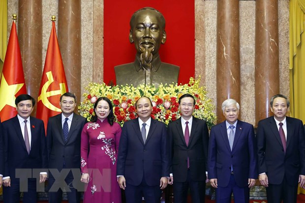 At the handover ceremony (Photo: VNA) 