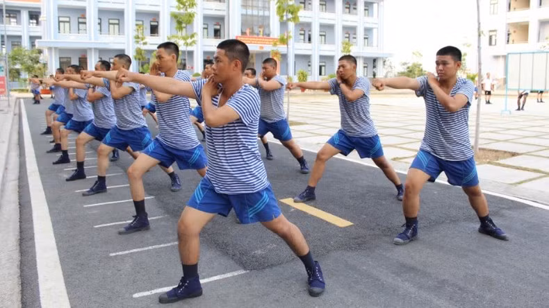 After their training period, the soldiers have mastered various martial arts exercises. After their training period, the soldiers have mastered various martial arts exercises.