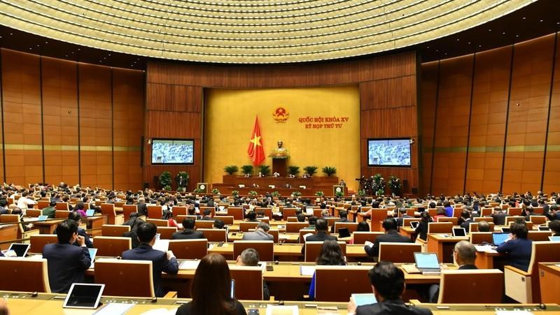 The opening of 15th National Assembly's 4th plenary session (Photo: Dang Khoa) 